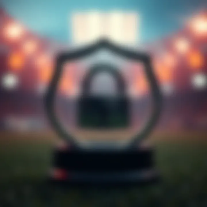 Symbol representing online betting security