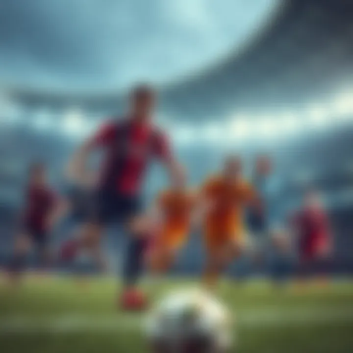 Diversity of Soccer Leagues and Their Matches Diverse soccer leagues showcasing their matches