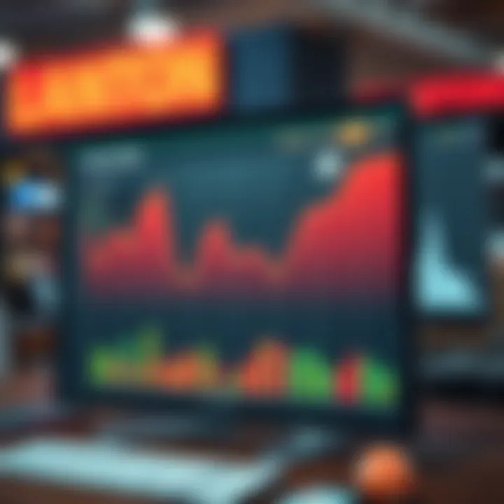 An analytical chart representing lottery trends